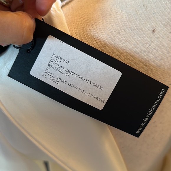 MOD BUTTON DRESS by DAVID KORMA - Picture 7 of 9